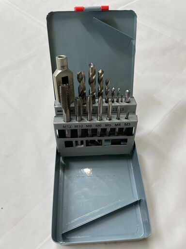 【北見市発】エスコ ESCO タップドリルセット EA-829VW-1 (D4910wY)