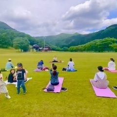 山形キトキトマルシェ新庄 〜自然の中のヨガクラス〜 の画像