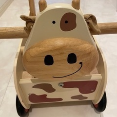 ウォーカーライド　カウ　手押し車　木　型はめパズル　積み木　おもちゃ箱　カタカタの画像