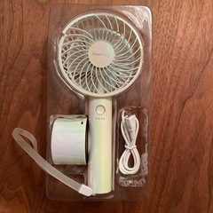 Francfranc フレ ハンディファン オーロラ ホワイトの画像