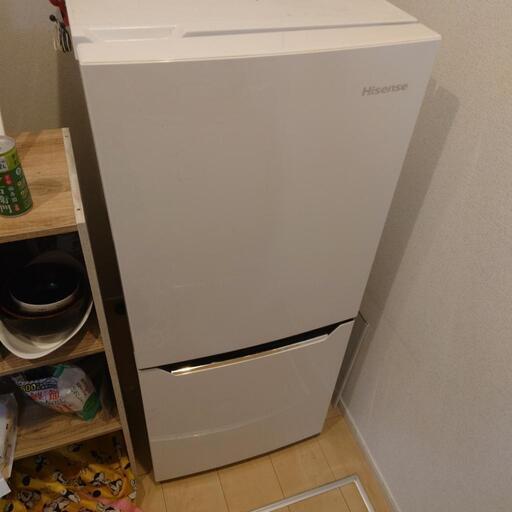 2ドア冷凍冷蔵庫　Hisense　2018年製