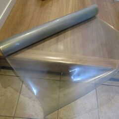 半透明テーブル保護シート90cm×200cm＋コード式スティック...