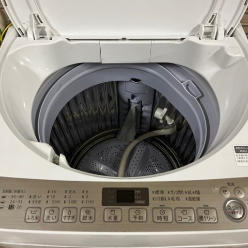 【売約済】【2018年式】SHARP 全自動洗濯機　ES-KS70T