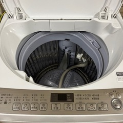 【売約済】【2018年式】SHARP 全自動洗濯機　ES-KS70Tの画像