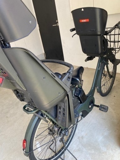 【問い合わせ多数で現在返信不可】gyutto 電動自転車　2人子乗せ　使用2年未満まだ保証あり