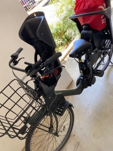 【問い合わせ多数で現在返信不可】gyutto 電動自転車　2人子乗せ　使用2年未満まだ保証あり