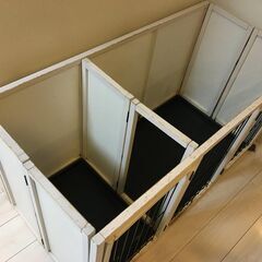 【値下げ】【中古】ペット用ゲージ　サークル　2部屋　検：ケージ、小型犬の画像