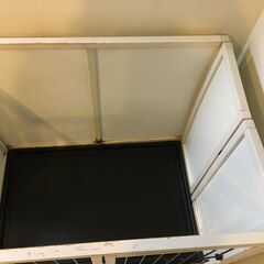【値下げ】【中古】ペット用ゲージ　サークル　2部屋　検：ケージ、小型犬の画像