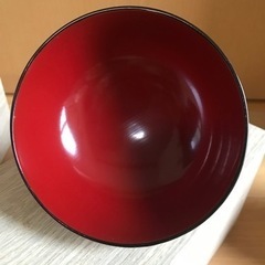 ① 天然木　汁椀　うるし塗　内朱　5客セット　『 特撰　御汁椀 』　★未使用品★の画像