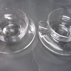 アデリア 昭和レトロ ガラスコップ(2客)
