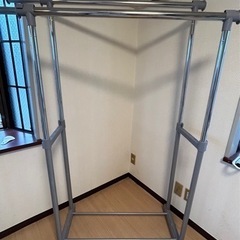 ハンガーラック2段