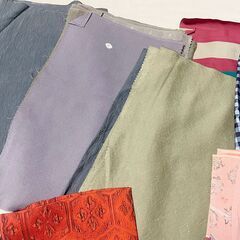 生地・端切れ（08）｜綿、ちりめん、化繊他  まとめての画像