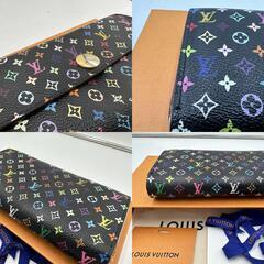 ?【 良品】本物・正規品 ルイヴィトン「LOUIS VUITTON」「ポルトフォイユ サラ」「モノグラムマルチカラー」 管理No5
