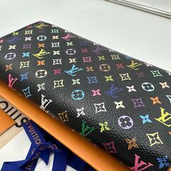 ?【 良品】本物・正規品 ルイヴィトン「LOUIS VUITTON」「ポルトフォイユ サラ」「モノグラムマルチカラー」 管理No5