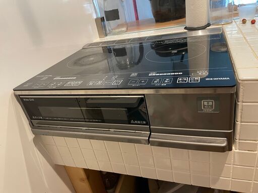 Hクッキングヒーター 2口 200V アイリスオーヤマ 2500W IHコンロ 2021年製　2022年購入