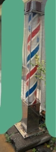 値下げ！理容店のサインポール買ってください