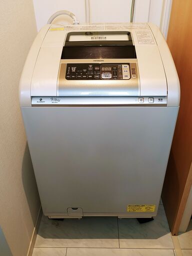 日立　ビートウォッシュ 湯効利用　BW-D9KV　NO①（タテ型洗濯乾燥機）　洗濯9.0kg/ヒーター乾燥6.0kg