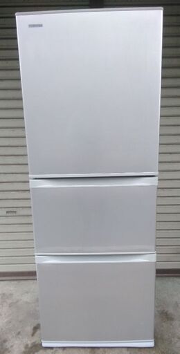 東芝 3ドア冷蔵庫  GR-H34S 330L シルバー 16年製 配送無料