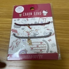 手芸用品まとめ　ボタン　ハローキティヘアゴムの画像