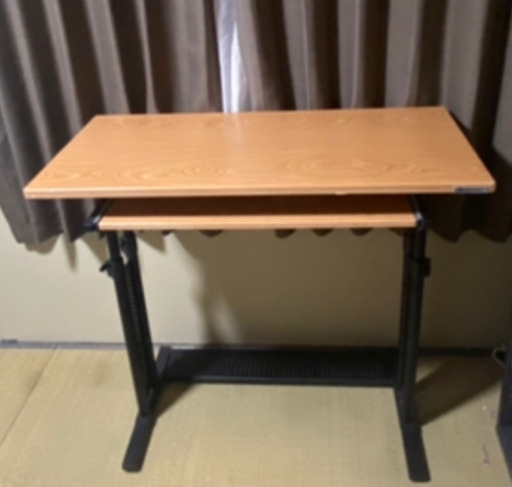 Bauhutteスタンディングデスク 昇降式 (幅100×奥行き45cm)