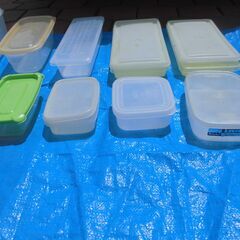 ★無料！★タッパーなど保存容器多数！　フリマ出品、冷凍保存、アウトドア準備などに、、、。の画像