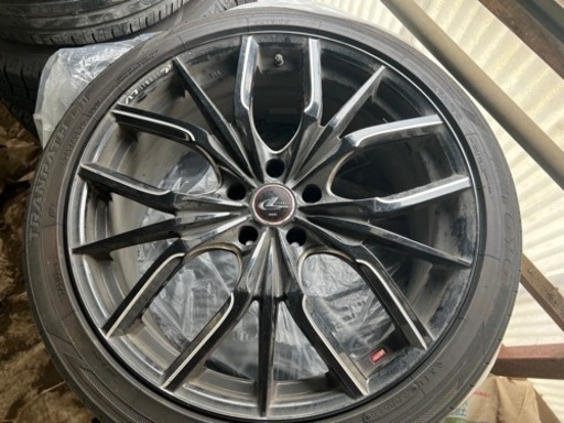 LEONIS ウェッズ レオニス　ホイール 20インチ 8.5J +35 5穴 PCD114.3  245/40/R20　4本セット