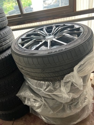 LEONIS ウェッズ レオニス　ホイール 20インチ 8.5J +35 5穴 PCD114.3  245/40/R20　4本セット