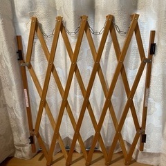 ベビーフェンス　ベビーガード　木製　日本製　階段上