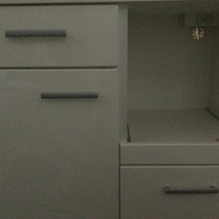 キッチンボード　キャスター付　白　値下げしました❣️