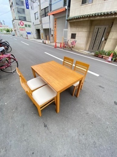 ♻️?大阪市内配達設置無料 ♻️ダイニングテーブルセット♻️保証有り