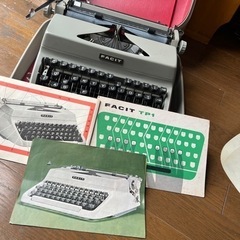 🟢4/3🟢お値下げ60タイプライターFACIT TP1 　北欧　昭和レトロ　の画像