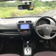 鹿児島市より！H26　三菱　ミラージュ！車検R5年10/2！社外メモリーナビTV！ドラレコ！格安！の画像