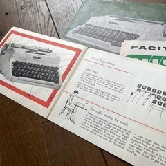 🟢4/3🟢お値下げ60タイプライターFACIT TP1 　北欧　昭和レトロ　の画像