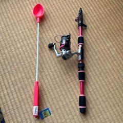 釣竿&撒き餌スプーン【受付終了しました】
