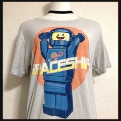 ꒰LEGO꒱プリントTシャツ 灰色 レトロ カットソー 半袖 海...