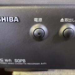 TOSHIBA95年製ビデオデッキ　SQPDの画像