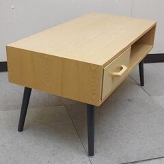 【平日取りに来ていただける方】センターテーブル★引出し付き★幅80cm★テーブル 座卓 ローテーブル(3Z0024)の画像