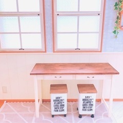 ハンドメイド☆一斗缶リメイク☆キャスター付き収納スツール☆観葉植...