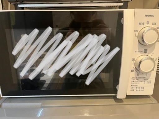 ツインバード　単機能電子レンジ　回転テーブル