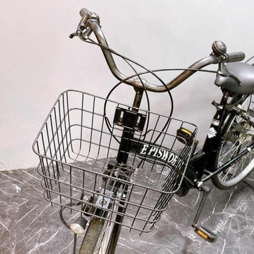 【8】一般車 シティ車 EPISWORD+ ブラック 変速付き 26インチ ★整備済み