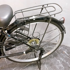 【8】一般車 シティ車 EPISWORD+ ブラック 変速付き 26インチ ★整備済みの画像
