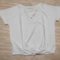 レディースTシャツ Mサイズ ディスコート ホワイト  