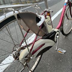 電動アシスト自転車 パナソニックVIVI EX 最高グレード  充電器付き イタミありますが現在もたまに乗っています。の画像