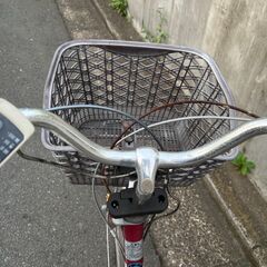 電動アシスト自転車 パナソニックVIVI EX 最高グレード  充電器付き イタミありますが現在もたまに乗っています。の画像