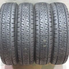 中古タイヤ 145/80R12 ダンロップ ENASAVE VAN01 未使用 2022年式 4本