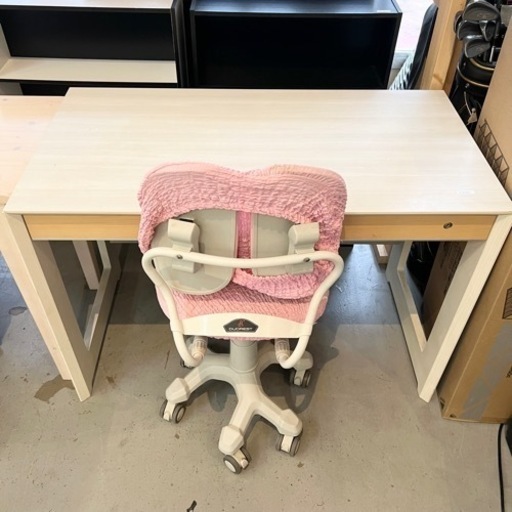 デスク チェア セット DUOREST 105×55×73.5