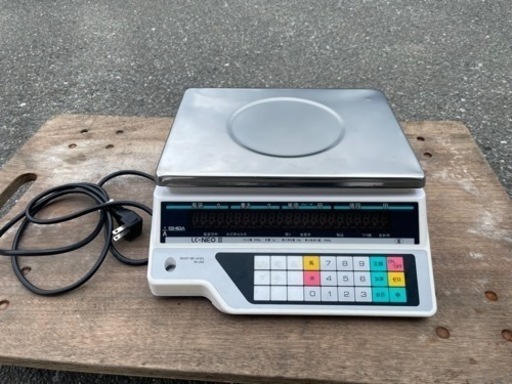 ☆①中古品 イシダ 電子抵抗線式はかり LC-NEOⅡ D082号 2022年製 100V ひょう量：3ｋｇ 動作問題なし ☆