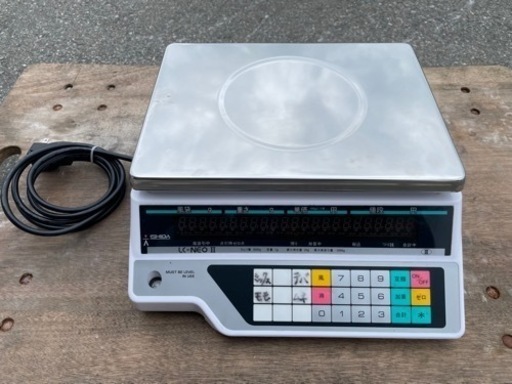 ☆②中古品 イシダ 電子抵抗線式はかり LC-NEOⅡ D082号 2021年製 100V ひょう量：3ｋｇ 動作問題なし ☆