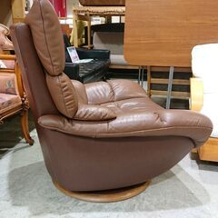 karimoku｜カリモク家具｜ZT6807｜本革張り｜回転式｜1人掛ソファ カリモク家具 カリモク 肘掛け椅子 回転式 ソファ 1人掛け