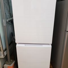 SHARP 2021年製 SJ-D15G-W 152L 2ドア冷蔵庫